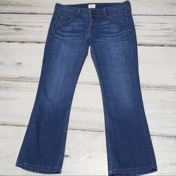 Hudson Jeans Bootcut Crop Ankle Blue Distressed Denim 29 - Picture 7 of 12